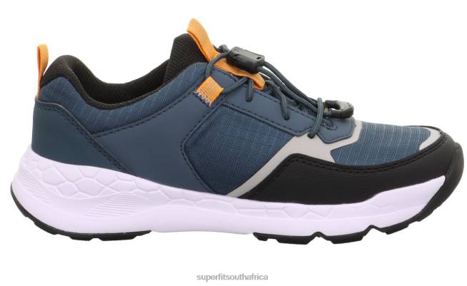 FREE RIDE - Sneakers low with Quick release fastener Toddlers Blue/Orange NLL0895 Superfit Low Sneakers