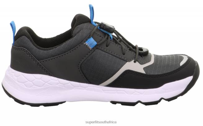 FREE RIDE - Sneakers low with Quick release fastener Toddlers Grey/Blue NLL0888 Superfit Low Sneakers