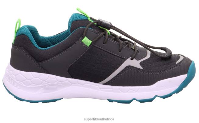 FREE RIDE - Sneakers low with Quick release fastener Toddlers Grey/Green NLL0887 Superfit Low Sneakers