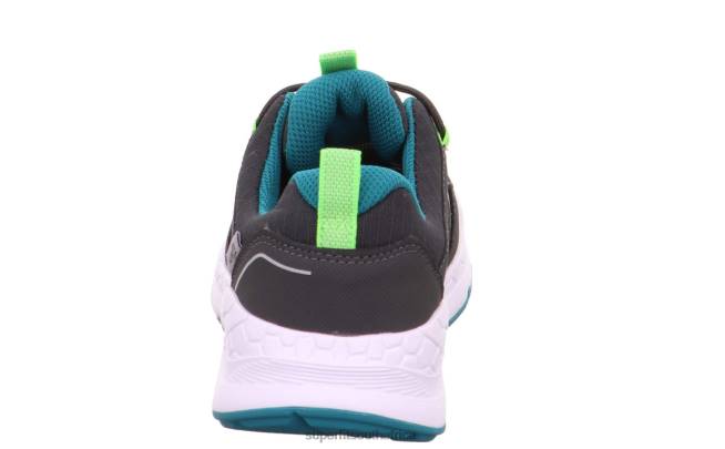 FREE RIDE - Sneakers low with Quick release fastener Toddlers Grey/Green NLL0887 Superfit Low Sneakers