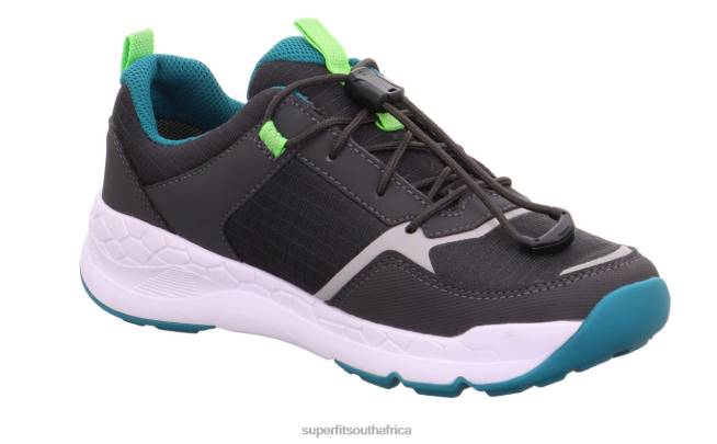 FREE RIDE - Sneakers low with Quick release fastener Toddlers Grey/Green NLL0887 Superfit Low Sneakers