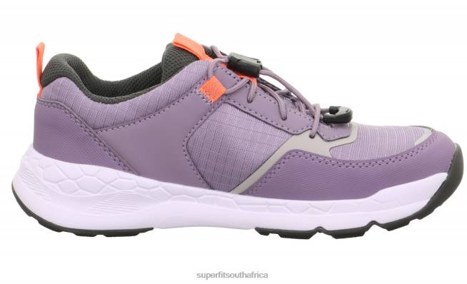 FREE RIDE - Sneakers low with Quick release fastener Toddlers Purple/Orange NLL0898 Superfit Low Sneakers