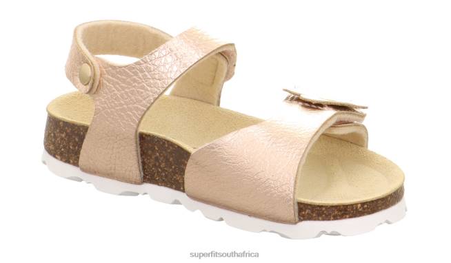 FUSSBETTPANTOFFEL - Sandal with Velcro Fastener Toddlers Bronze NLL0681 Superfit Sandals