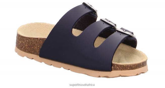 FUSSBETTPANTOFFEL - Slipper with Buckle Toddlers Blue NLL0586 Superfit Slippers