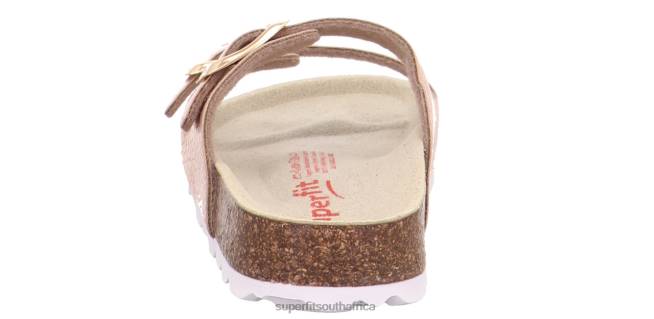 FUSSBETTPANTOFFEL - Slipper with Buckle Toddlers Bronze NLL0584 Superfit Slippers