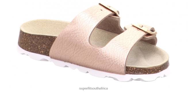 FUSSBETTPANTOFFEL - Slipper with Buckle Toddlers Bronze NLL0584 Superfit Slippers