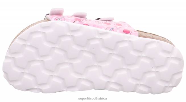 FUSSBETTPANTOFFEL - Slipper with Buckle Toddlers Pink NLL0550 Superfit Slippers