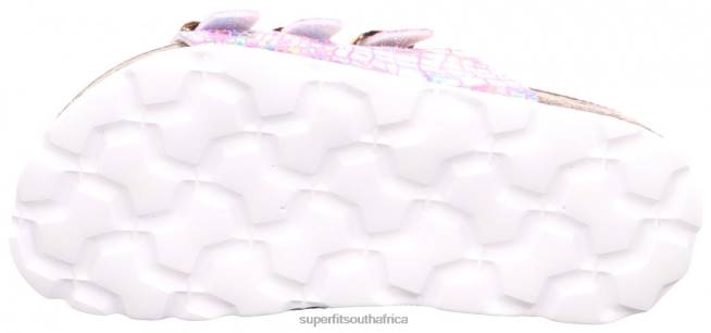 FUSSBETTPANTOFFEL - Slipper with Buckle Toddlers Rose NLL0595 Superfit Slippers