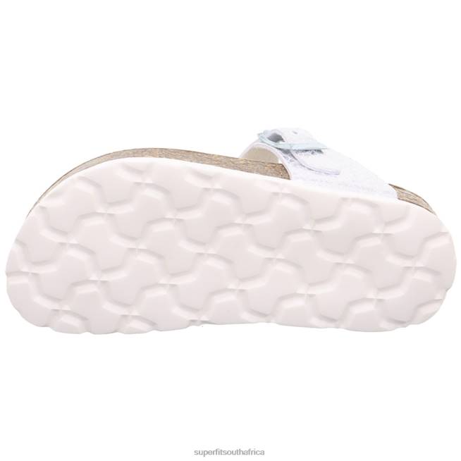 FUSSBETTPANTOFFEL - Slipper with Buckle Toddlers White NLL0565 Superfit Slippers