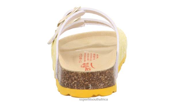 FUSSBETTPANTOFFEL - Slipper with Buckle Toddlers Yellow NLL0562 Superfit Slippers