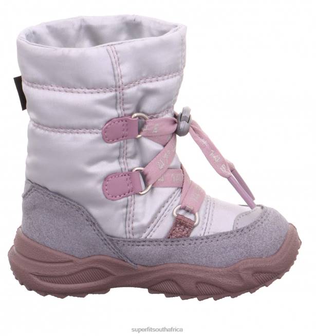 GLACIER - Boot with Lacing Babies Light Grey/Purple NLL0498 Superfit Boots