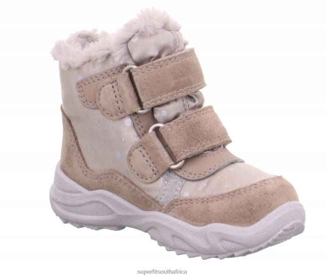 GLACIER - Boot with Velcro Fastener Babies Beige NLL0477 Superfit Boots