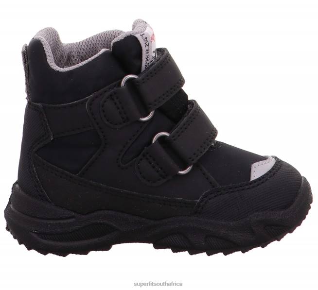 GLACIER - Boot with Velcro Fastener Babies Black/Light grey NLL0472 Superfit Boots