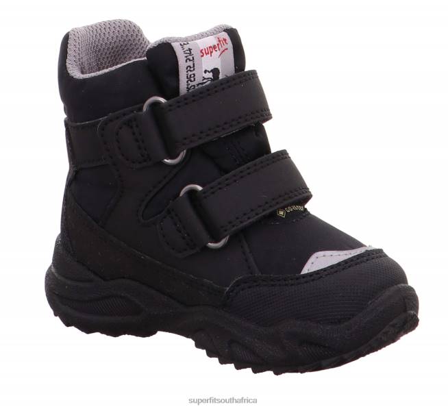 GLACIER - Boot with Velcro Fastener Babies Black/Light grey NLL0472 Superfit Boots