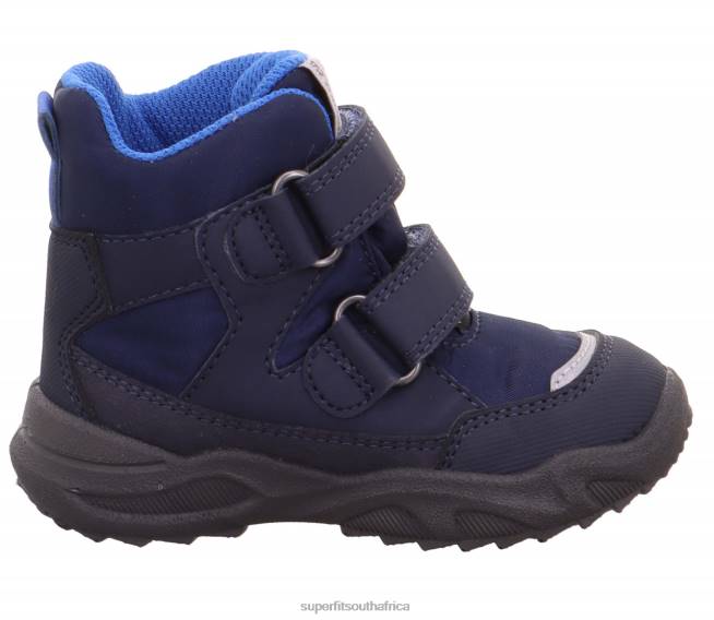 GLACIER - Boot with Velcro Fastener Babies Blue NLL0438 Superfit Boots