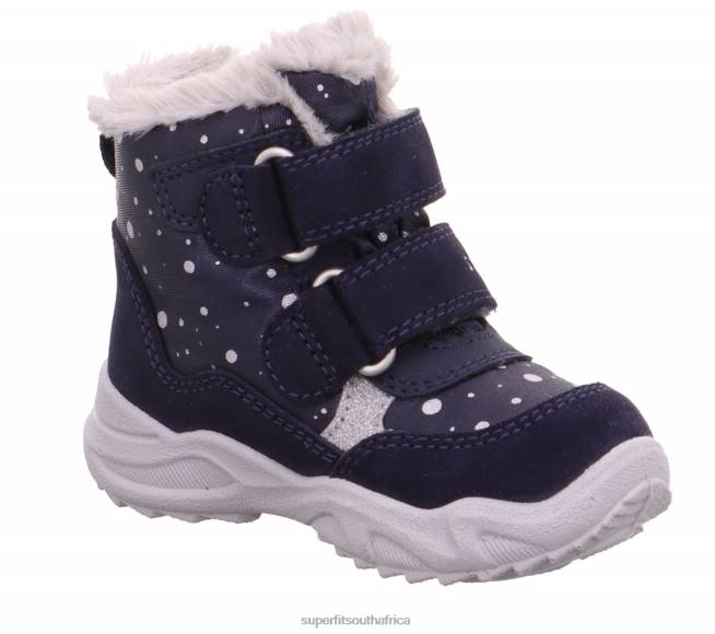 GLACIER - Boot with Velcro Fastener Babies Blue NLL0441 Superfit Boots