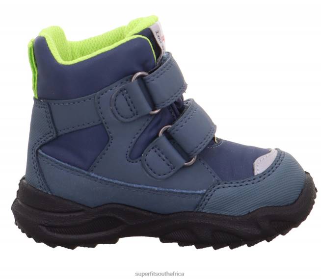 GLACIER - Boot with Velcro Fastener Babies Blue/Green NLL0476 Superfit Boots