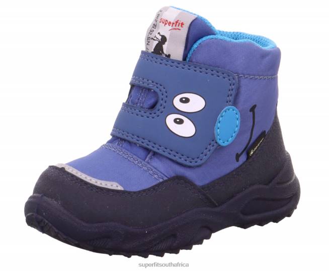 GLACIER - Boot with Velcro Fastener Babies Blue/Turquoise NLL0436 Superfit Boots