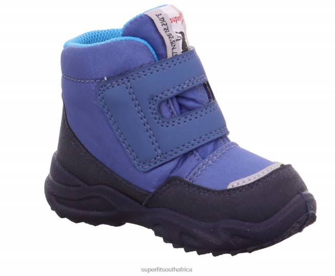 GLACIER - Boot with Velcro Fastener Babies Blue/Turquoise NLL0436 Superfit Boots