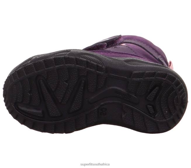 GLACIER - Boot with Velcro Fastener Babies Purple/Pink NLL0440 Superfit Boots