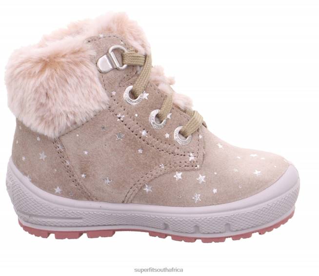 GROOVY - Boot with Lacing Babies Beige NLL0465 Superfit Boots