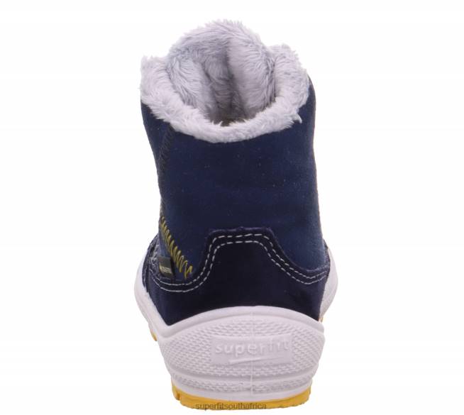 GROOVY - Boot with Lacing Babies Blue/Yellow NLL0486 Superfit Boots