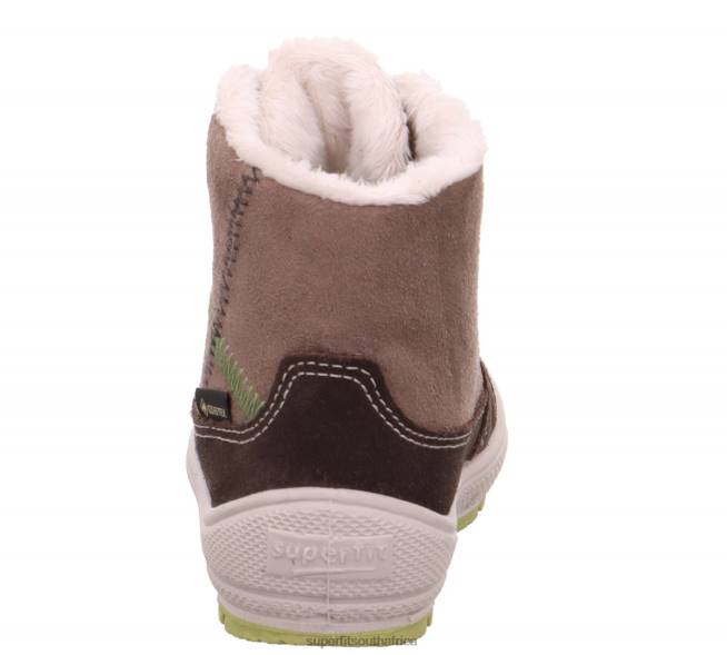 GROOVY - Boot with Lacing Babies Brown/Green NLL0463 Superfit Boots