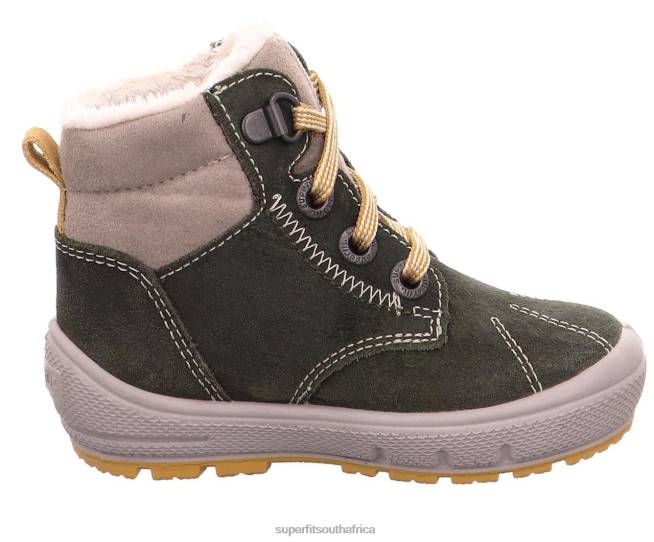 GROOVY - Boot with Lacing Babies Green/Beige NLL0469 Superfit Boots