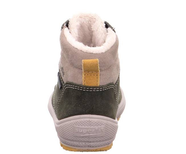 GROOVY - Boot with Lacing Babies Green/Beige NLL0469 Superfit Boots