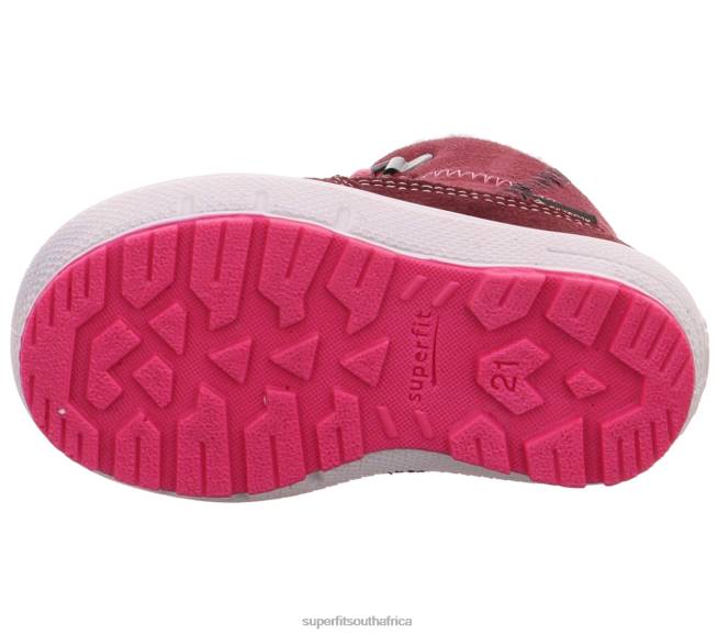 GROOVY - Boot with Lacing Babies Red/Pink NLL0461 Superfit Boots