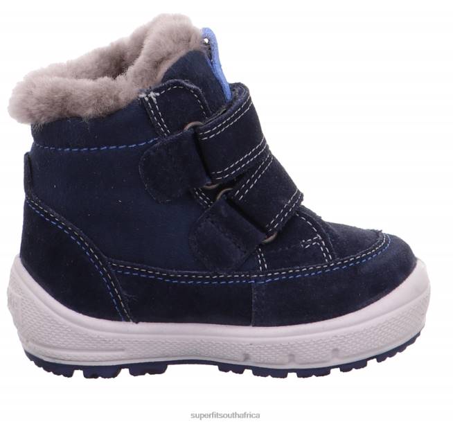 GROOVY - Boot with Velcro Fastener Babies Blue NLL0439 Superfit Boots