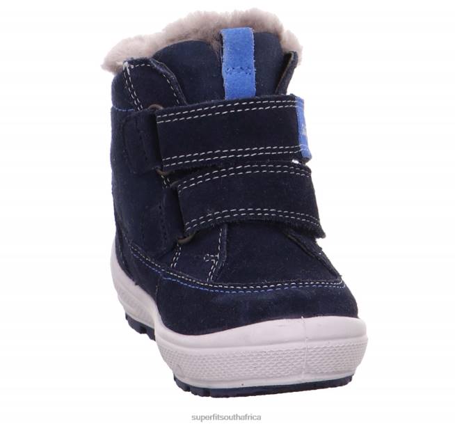 GROOVY - Boot with Velcro Fastener Babies Blue NLL0439 Superfit Boots