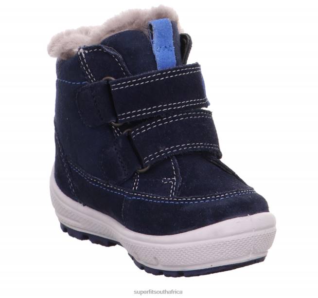 GROOVY - Boot with Velcro Fastener Babies Blue NLL0439 Superfit Boots