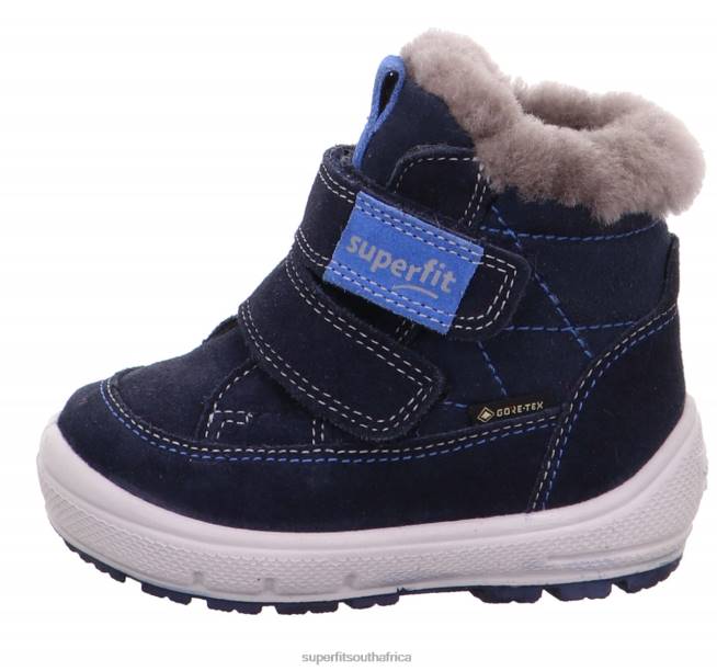 GROOVY - Boot with Velcro Fastener Babies Blue NLL0439 Superfit Boots