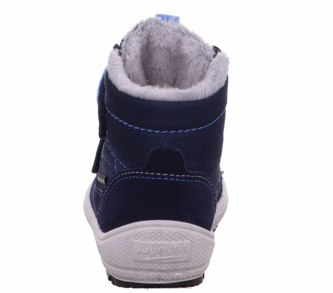 GROOVY - Boot with Velcro Fastener Babies Blue NLL0491 Superfit Boots