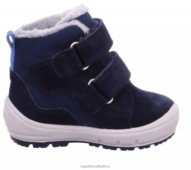 GROOVY - Boot with Velcro Fastener Babies Blue/Light Blue NLL0455 Superfit Boots