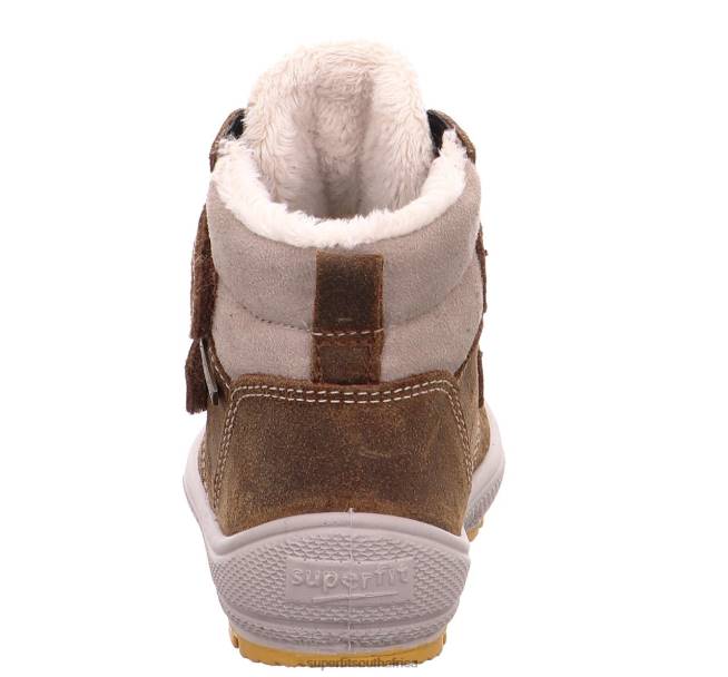 GROOVY - Boot with Velcro Fastener Babies Brown/Beige NLL0480 Superfit Boots