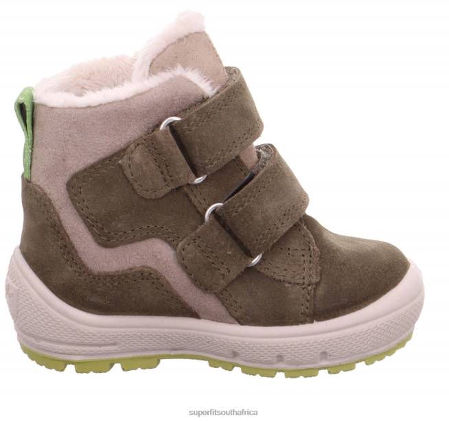 GROOVY - Boot with Velcro Fastener Babies Green NLL0490 Superfit Boots