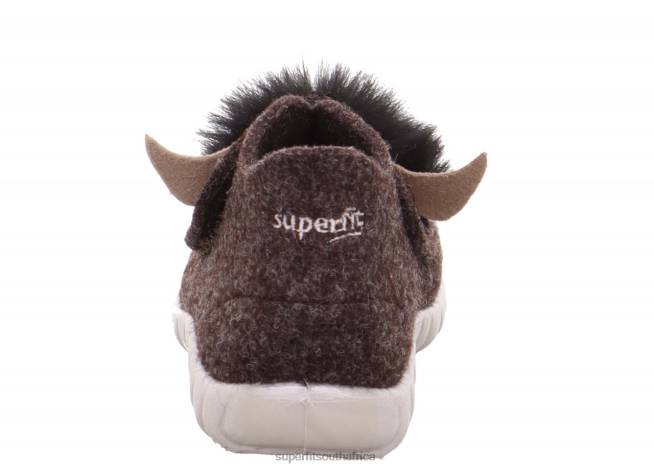 HAPPY - Slipper with Velcro Fastener Babies Brown NLL0118 Superfit Slippers