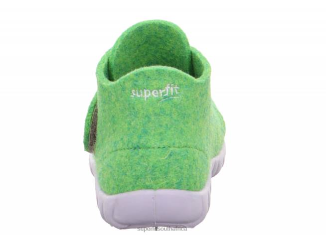 HAPPY - Slipper with Velcro Fastener Babies Green NLL0120 Superfit Slippers