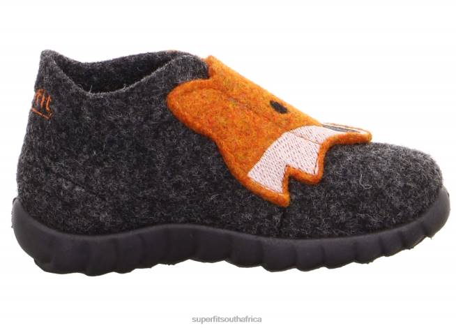 HAPPY - Slipper with Velcro Fastener Babies Lavagna Combi NLL0158 Superfit Slippers