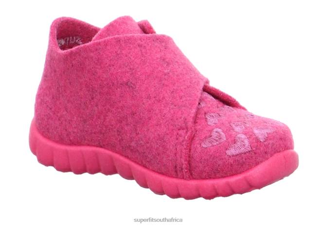 HAPPY - Slipper with Velcro Fastener Babies Pink NLL0140 Superfit Slippers