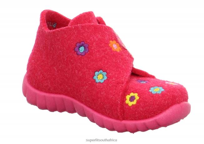 HAPPY - Slipper with Velcro Fastener Babies Red NLL0152 Superfit Slippers