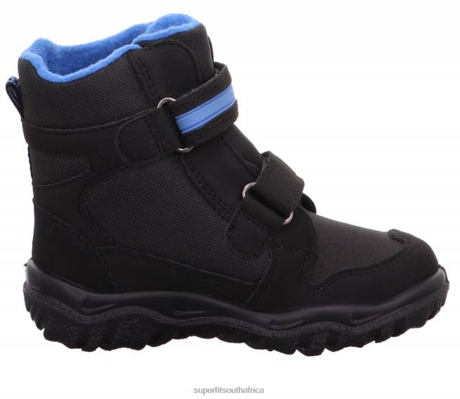 HUSKY - Boot with Velcro Fastener Toddlers Black/Blue NLL0701 Superfit Boots