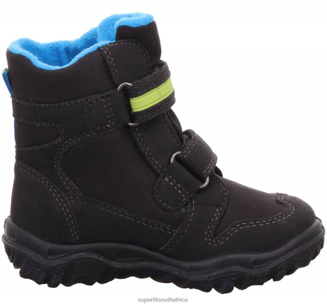 HUSKY - Boot with Velcro Fastener Toddlers Black/Blue NLL0723 Superfit Boots