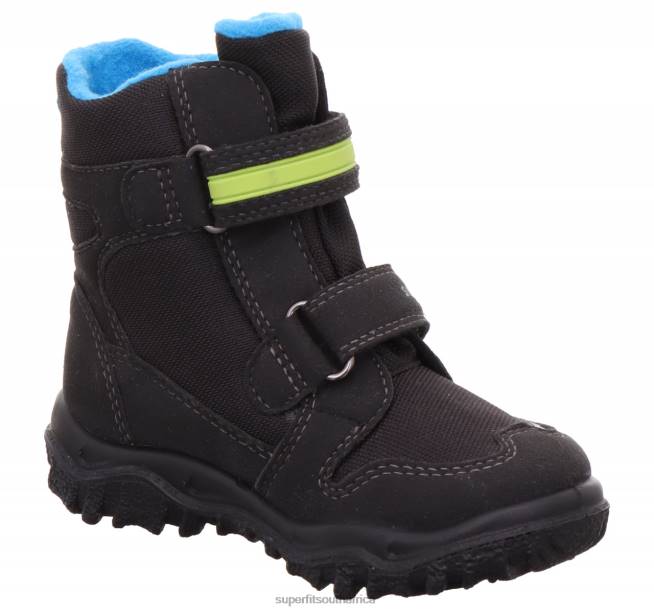 HUSKY - Boot with Velcro Fastener Toddlers Black/Blue NLL0723 Superfit Boots