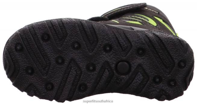 HUSKY - Boot with Velcro Fastener Toddlers Black/Green NLL0725 Superfit Boots