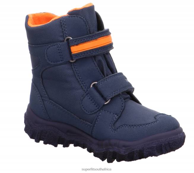 HUSKY - Boot with Velcro Fastener Toddlers Blue/Orange NLL0702 Superfit Boots