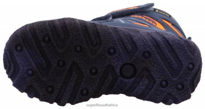 HUSKY - Boot with Velcro Fastener Toddlers Blue/Orange NLL0702 Superfit Boots