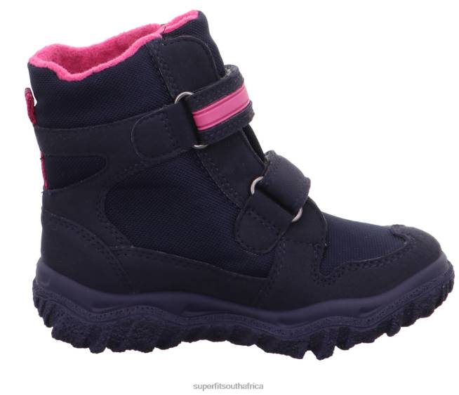 HUSKY - Boot with Velcro Fastener Toddlers Blue/Pink NLL0722 Superfit Boots